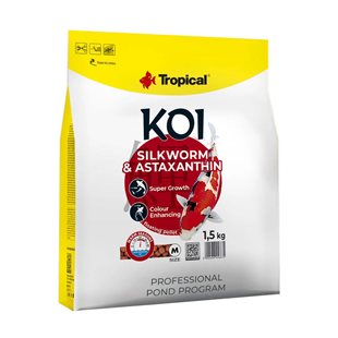 Tropical Koi Silkworm & Astaxanthin - M - 5L / 1,5 kg
