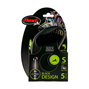 Flexi Koppel Black Design - S - 5M Lina - Grön - Max 12 kg