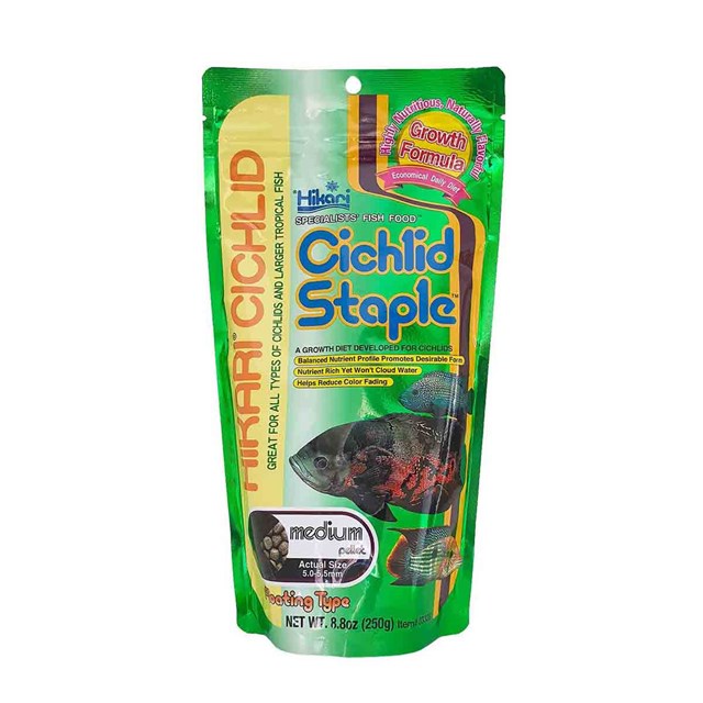 Hikari Cichlid Staple Medium Pellet - 250 g