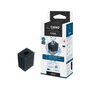 Ciano - Foam Svart filtermatta - Small