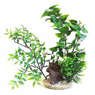 Plastväxt - Volcano Aqua Branch - 33 cm