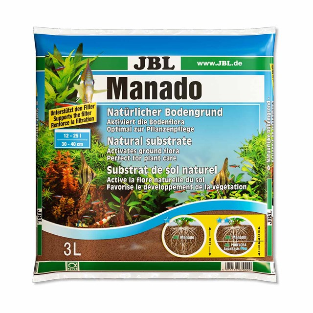 JBL Manado - Bottensubstrat - 3 liter