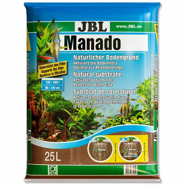 JBL Manado - Bottensubstrat - 25 liter
