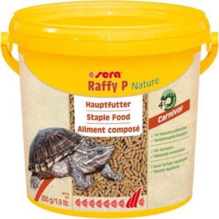 Sera Raffy P - Sköldpaddsfoder - 10 liter