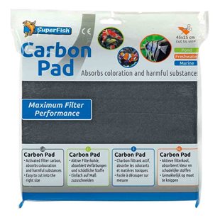 SuperFish Carbon Pad - Kolfiltermatta - 45x25 cm