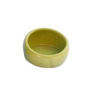 Keramikskål - Ergonomisk - Limegrön - 120 ml