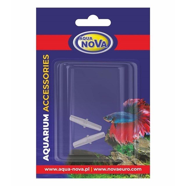 Aqua Nova Skarvkoppling - 4/6 mm - Vit - 2-pack