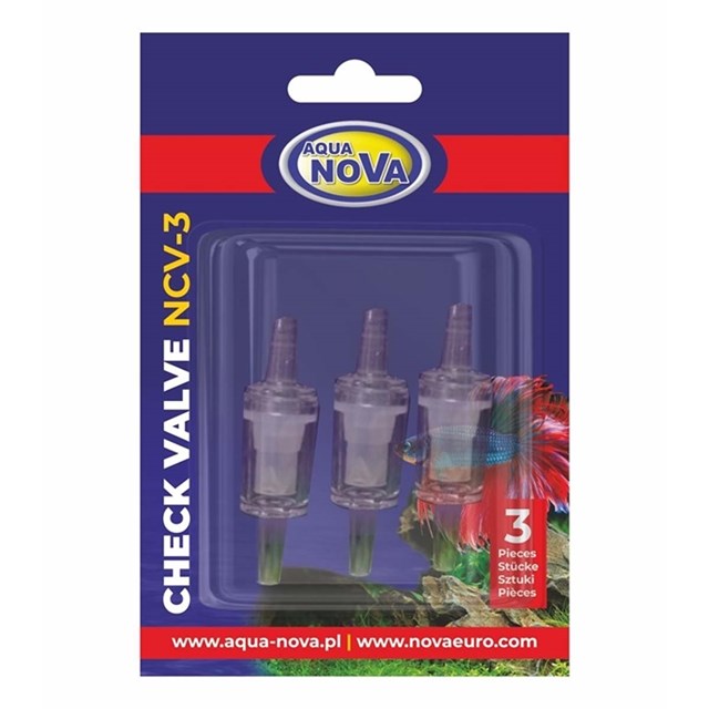 Aqua Nova Backventil - 4/6 mm - 3-pack
