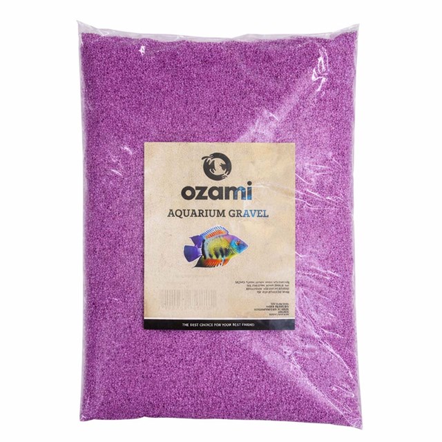 Akvariegrus Marmor - Rosa - 0,5 mm - 2 kg