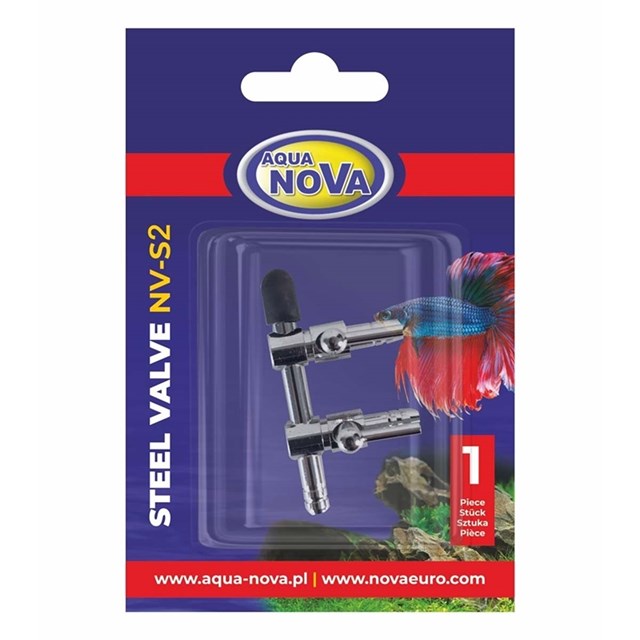 Aqua Nova Förgrening i metall - 4/6 mm - 2-väg