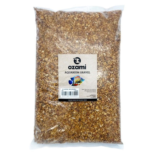 Akvariegrus Natursten - Naturell - 1-4 mm - 5 kg
