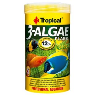 Tropical 3-Algae Flakes - Flingor - 250 ml