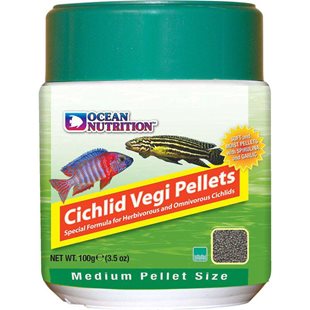 Ocean Nutrition - Cichlid Vegi Pellets Medium - 100 g