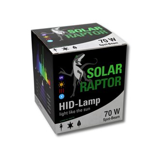 Solar Raptor HID-lampa 70 W UVB - Spot Beam