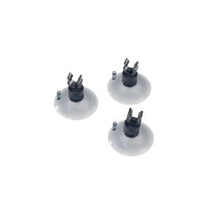 Aqua Della - Sugkopp med clips - 4/6 mm - 3-pack
