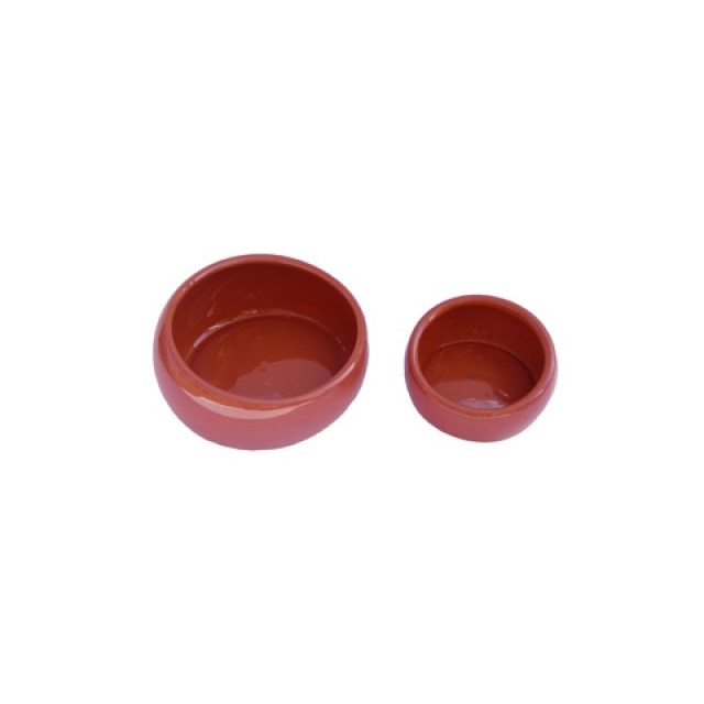 Keramikskål - Ergonomisk - Terracotta - 120 ml