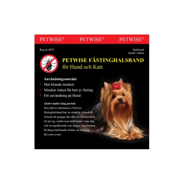Petwise Fästinghalsband För Hund - Small - < 40 Cm