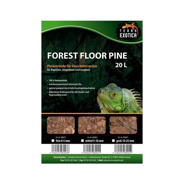 Terra Exotica - Forest Floor Pine 20 liter - 5-15 mm