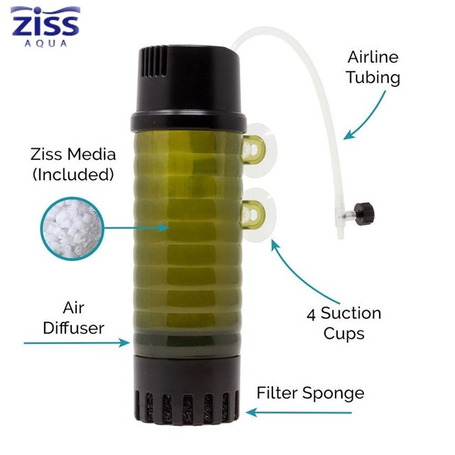 Ziss Aqua ZB-300 Moving bed filter - Luftdrivet