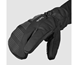 Cykelhandskar GripGrab RIDE Windproof Deep Winter Lobster Gloves Black