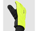 Pyöräilyhanskat GripGrab RIDE Windproof Deep Winter Lobster Gloves Yellow Hi-Vis