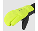 Pyöräilyhanskat GripGrab RIDE Windproof Deep Winter Lobster Gloves Yellow Hi-Vis