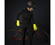 Pyöräilyhanskat GripGrab RIDE Windproof Deep Winter Lobster Gloves Yellow Hi-Vis