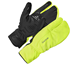 Pyöräilyhanskat GripGrab RIDE Windproof Deep Winter Lobster Gloves Yellow Hi-Vis