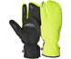 Pyöräilyhanskat GripGrab Nordic 2 Windproof Deep Winter Lobster Gloves Yellow Hi-Vis
