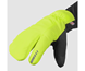 Pyöräilyhanskat GripGrab Nordic 2 Windproof Deep Winter Lobster Gloves Yellow Hi-Vis