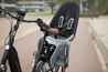 Cykelbarnstol Qibbel Air med Pakethållarfäste Sparkling Silver