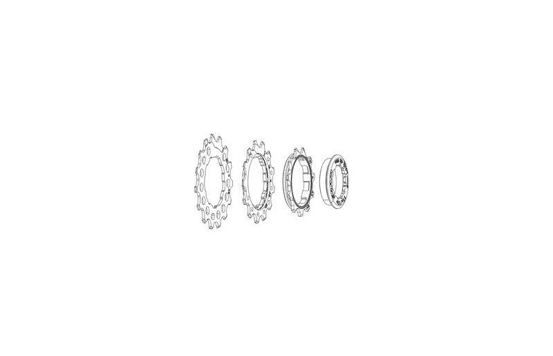 Sram Kassett Drev 11T-13T-15T For