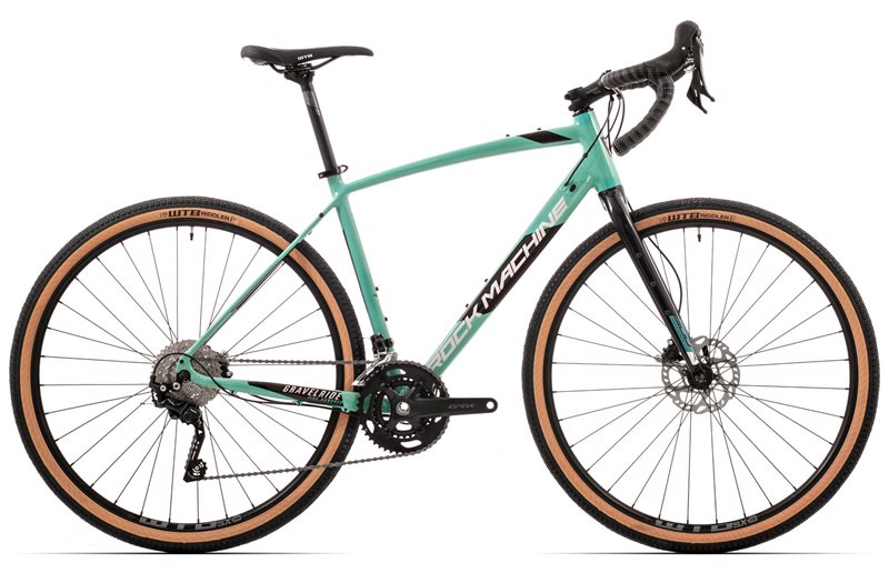 Rock Machine Gravel Bike Gravelride 500_23 Gloss Mint/Sølv/Svart