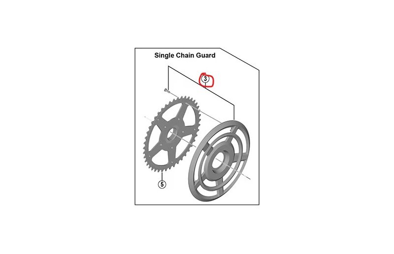 Shimano Kedjeskydd 44T Fc-E6000