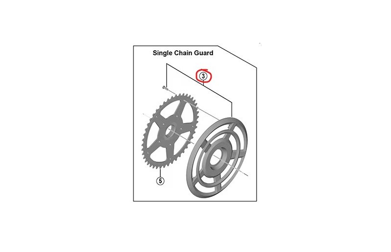 Shimano Kedjeskydd 38T Fc-E6000