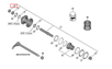 Shimano Lock Nut L.H. Fh-M8110