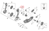 Shimano Ytre Plateassembly Rd-Rx815