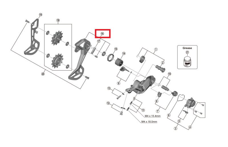 Shimano Ytre Plateassembly Sgs-Type Rd