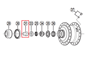 Shimano Cap Nut 3/8Sg-S700