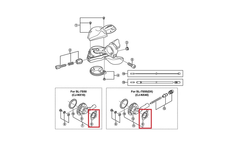 Shimano Låsring Kassettenhet Sg7/4