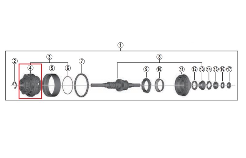Shimano Planetväxelsg-8R31/30