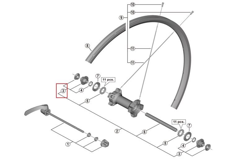 Shimano Kona Wh-Rs21