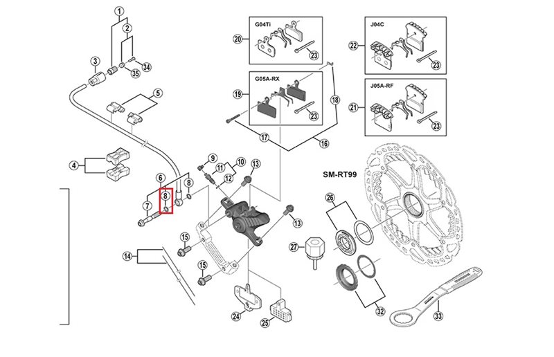 Shimano O-rengas Banjopultti