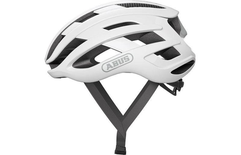 Maantiekypärä ABUS AirBreaker Polar White Matt