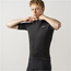 Sykkeltrøye GripGrab EXPLR Merinotech Short Sleeve Jersey Black