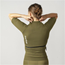 Cykeltrøje GripGrab W's PACR Short Sleeve Jersey Olive Green