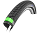 Kaupunki-/Hybridirengas Schwalbe Big Ben Plus Addix DD GreenGuard 55-559 (26x2.15") Musta/Heijastava