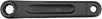XLC Vevarmar Cr-E01 Bosch-sähköpyöräjärjestelmään Musta 170 mm