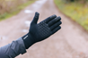Sykkelhansker GripGrab Waterproof Knitted Winter Gloves Black