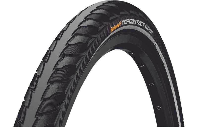 Cykeldäck Continental Top CONTACT II Black/Reflex